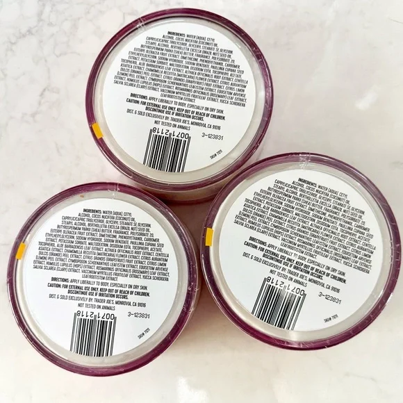 SEALED! 3x Trader Joe's Brazil Nut Body Butter, 8oz. Pistachio, Caramel, Limited - Picture 4 of 4